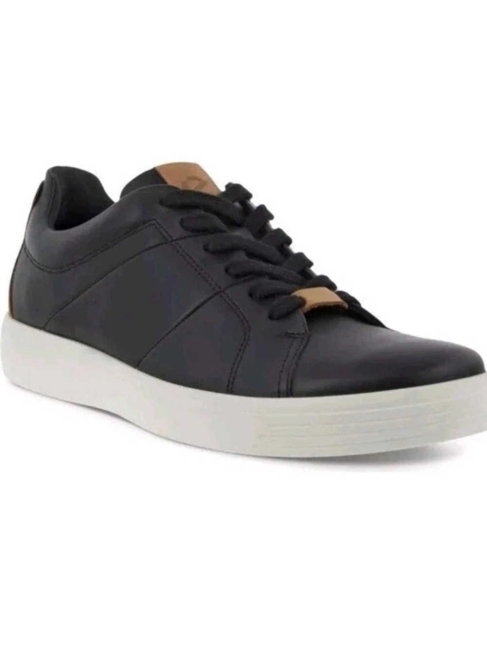 Ecco Men's Soft Classic Lace Up Sneaker Black Lion Shoes EU 44 Size 10-10.5 US